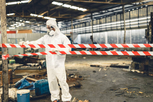 Professional Sewage Cleanup technician working in Edgerton, MN